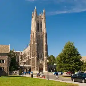 Image of Duke University. Duke Medical University belief that Being on Time is White Supremecy Culture