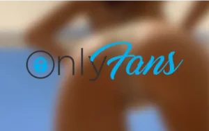 Image for the post "Can you be a Feminist and have an OnlyFans profile?" and the image is a Blurred image of a woman in a bikini, with the OnlyFans logo overlaid on it.